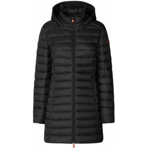 Save The Duck, Dames, Jassen, Zwart, Maat: XS Leer,