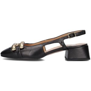 Notre-V - 4460 Slingbacks - Zwart - Leer - Dames