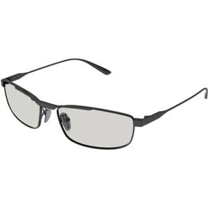Balenciaga - Rechthoekige Zonnebril - Zwart - 61 MM Nylon
