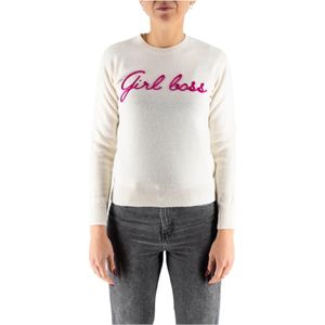 MC2 Saint Barth, Dames, Truien, Wit, Maat: XS Wol,