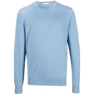 Boglioli, Heren, Truien, Blauw, Maat: 2XL Katoen,