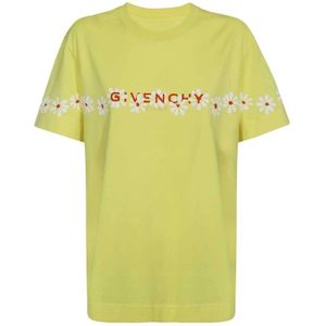 Givenchy, Dames, Tops, Geel, Maat: 2XS Katoen,