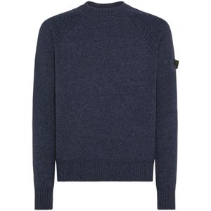Peuterey - Itokawa 03 - Trui - Blauw - Ronde Hals - Wol