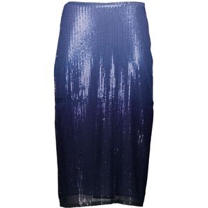 Samsøe Samsøe, Dames, Rokken, Blauw, Maat: XS Poliester,