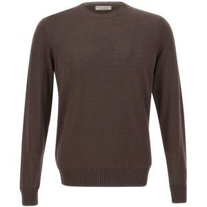 Filippo De Laurentiis, Heren, Truien, Bruin, Maat: M Wol,