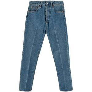 Gucci, Dames, Jeans, Blauw, Maat: W28 Denim,