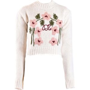 Dsquared2, Dames, Truien, Wit, Maat: S