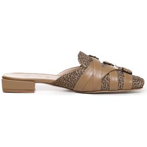 Alchimia - Bruine Sandalen - Leer - Luipaardprint