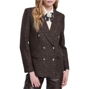 Gaudi, Dames, Jassen, Bruin, Maat: S Wol,