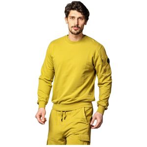 Mason's, Heren, Sweatshirts & Hoodies, Groen, Maat: M Katoen,