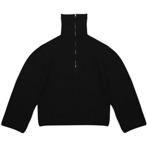 Courrèges, Heren, Truien, Zwart, Maat: L