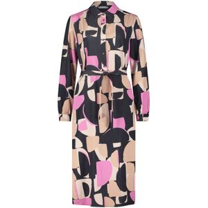 Betty & Co, Dames, Jurken, Veelkleurig, Maat: L Leer,