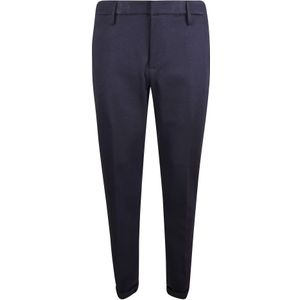 Dondup, Heren, Broeken, Blauw, Maat: W31 Leer,