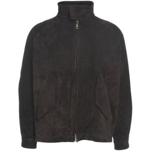 Giorgio Brato, Heren, Jassen, Bruin, Maat: M Suède,