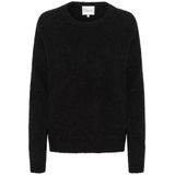 My Essential Wardrobe - Zwarte Gebreide Pullover - Dames - Wol