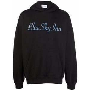 Blue Sky Inn, Heren, Sweatshirts & Hoodies, Zwart, Maat: L Katoen,