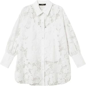 Twinset, Dames, Blouses & Shirts, Wit, Maat: XS