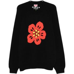 Kenzo, Heren, Truien, Zwart, Maat: S