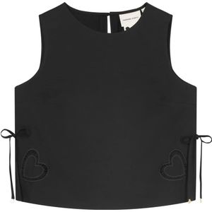 Fabienne Chapot - Bess Top - Zwart - Dames - Linnen