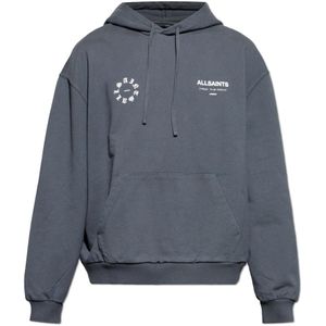 AllSaints, Heren, Sweatshirts & Hoodies, Grijs, Maat: XS Katoen,