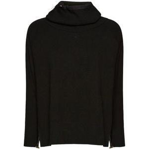 Elena Mirò, Dames, Truien, Zwart, Maat: M