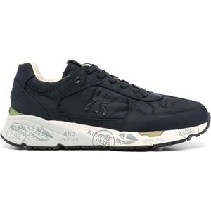 Premiata Suede sneakers met 4 cm zool , Blue , Heren , Maat: 46 EU