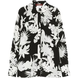 Max Mara, Dames, Blouses & Shirts, Veelkleurig, Maat: S Zijde,