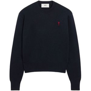 Ami Paris, Heren, Truien, Blauw, Maat: S