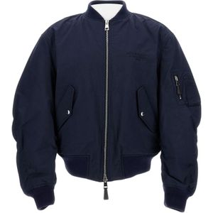 Givenchy, Heren, Jassen, Blauw, Maat: M Katoen,