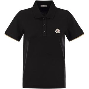 Moncler, Dames, Tops, Zwart, Maat: XS