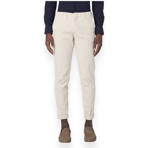 Fay, Heren, Broeken, Beige, Maat: W40 Velours,