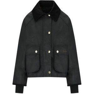 Barbour, Dames, Jassen, Zwart, Maat: L Katoen,