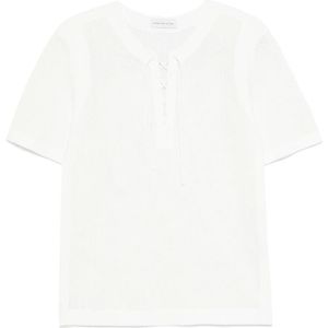 Dries Van Noten, Heren, Tops, Wit, Maat: XL