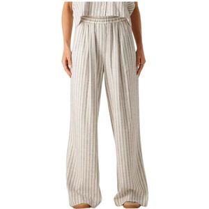 By-Bar, Dames, Broeken, Beige, Maat: M Katoen,