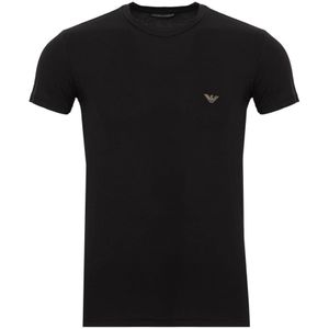 Emporio Armani, Heren, Tops, Zwart, Maat: M