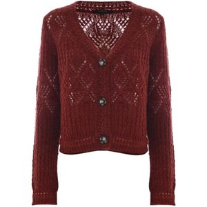 Kocca, Dames, Truien, Bruin, Maat: L Wol,