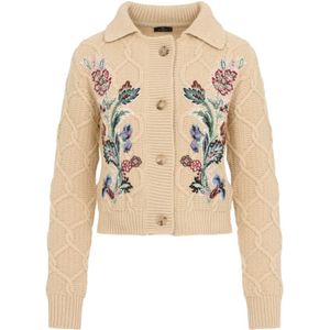 Etro, Dames, Truien, Beige, Maat: S Wol,
