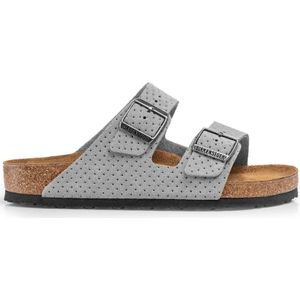 Birkenstock, Dames, Schoenen, Grijs, Maat: 36 EU Leer,