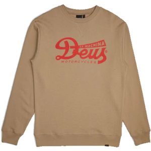 Deus Ex Machina, Heren, Sweatshirts & Hoodies, Beige, Maat: S Katoen,