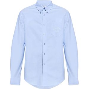 Givenchy, Heren, Overhemden, Blauw, Maat: XL