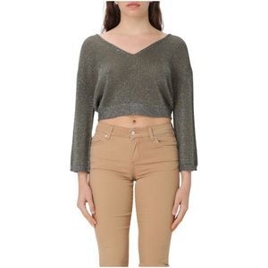 Liu Jo, Dames, Truien, Groen, Maat: XS Viscose,