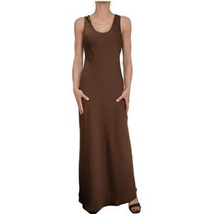 Kocca, Dames, Jurken, Bruin, Maat: M Poliester,
