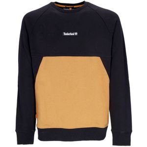 Timberland, Heren, Sweatshirts & Hoodies, Zwart, Maat: XL Katoen,