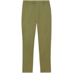 Burberry Stijlvolle Chino`s voor Heren , Green , Heren , Maat: S