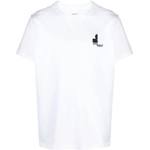 Isabel Marant, Heren, Tops, Wit, Maat: S Katoen,