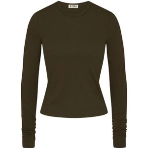 Éterne, Dames, Tops, Groen, Maat: S Katoen,