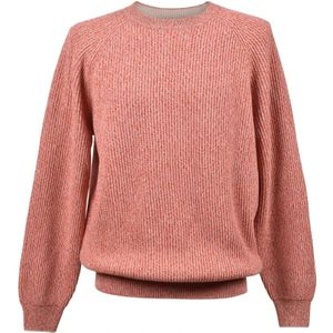 Brunello Cucinelli, Heren, Truien, Oranje, Maat: 2XL