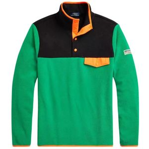 Ralph Lauren, Heren, Sport, Groen, Maat: XL Fleece,