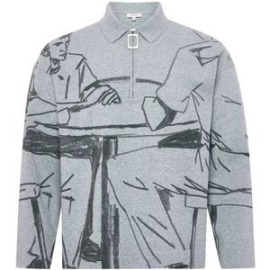 JW Anderson, Heren, Tops, Grijs, Maat: L