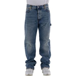 Heron Preston, Heren, Jeans, Roze, Maat: W30 Denim,
